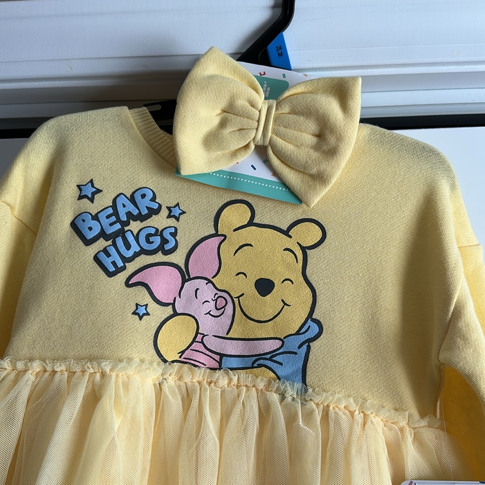 NWT DISNEY BABY POOH BEAR THREE PIECE OUTFIT - Picture 2 of 7